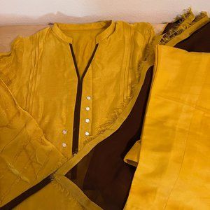 Cotton Silk 3 piece suit